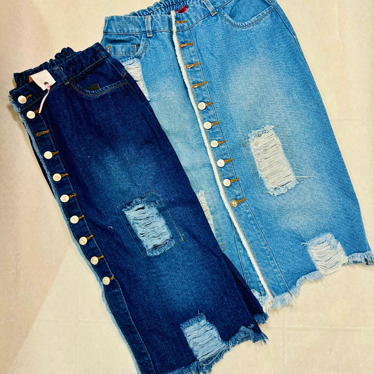 Falda Ultra Denim Clara & Oscura