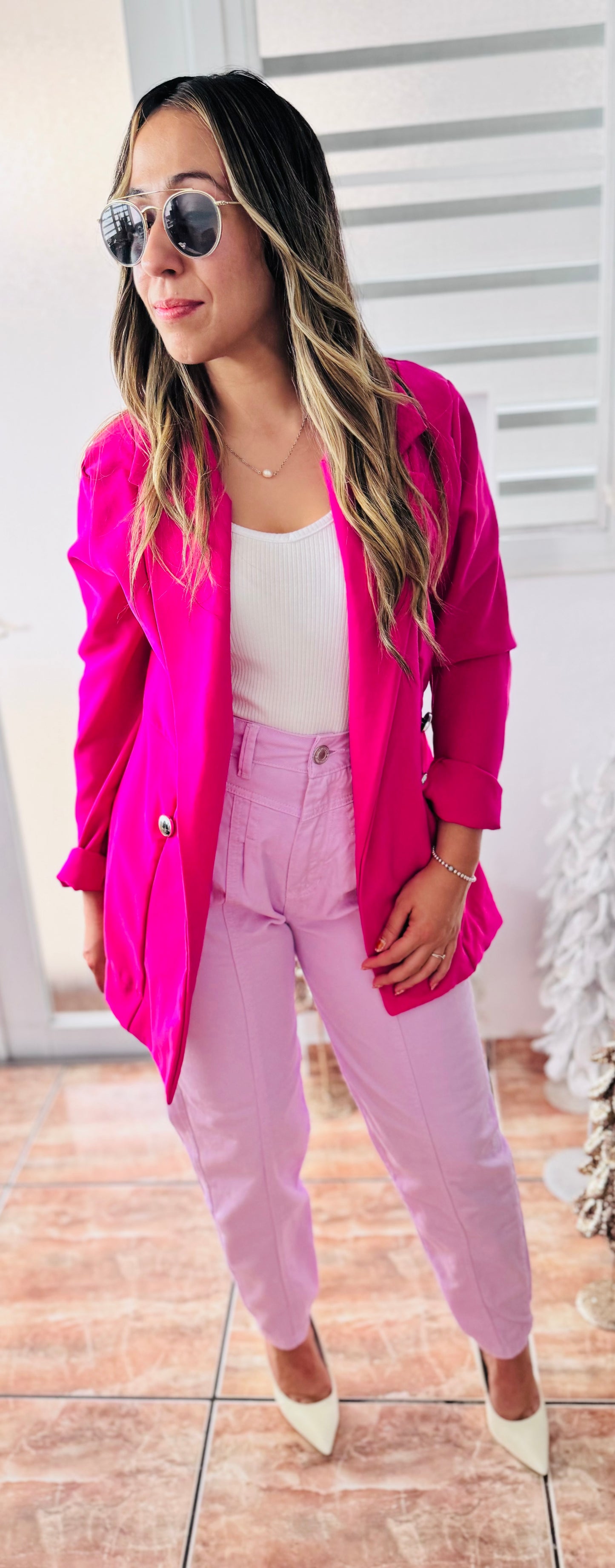 Chaqueta Magenta