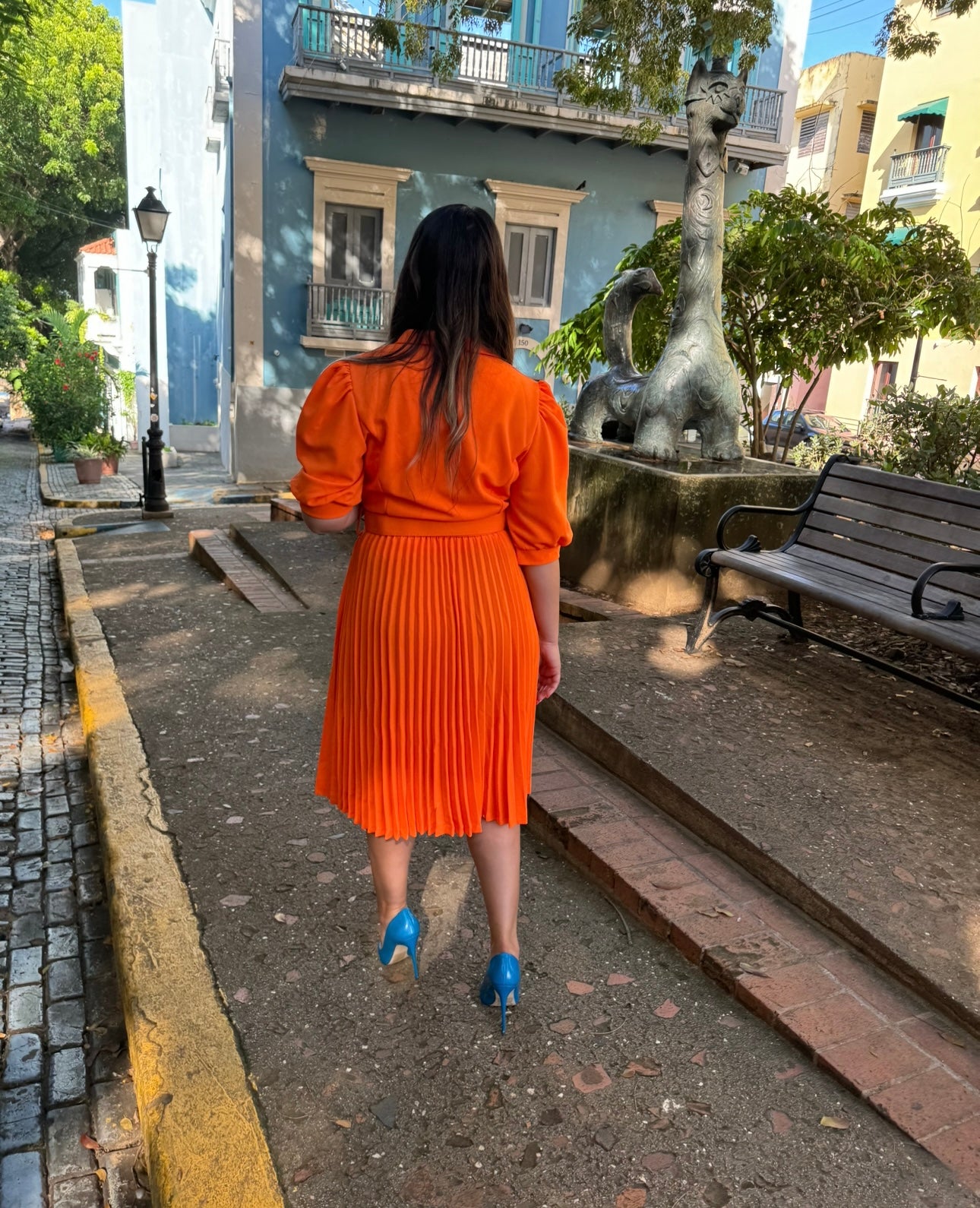 Traje Solido Color Naranja