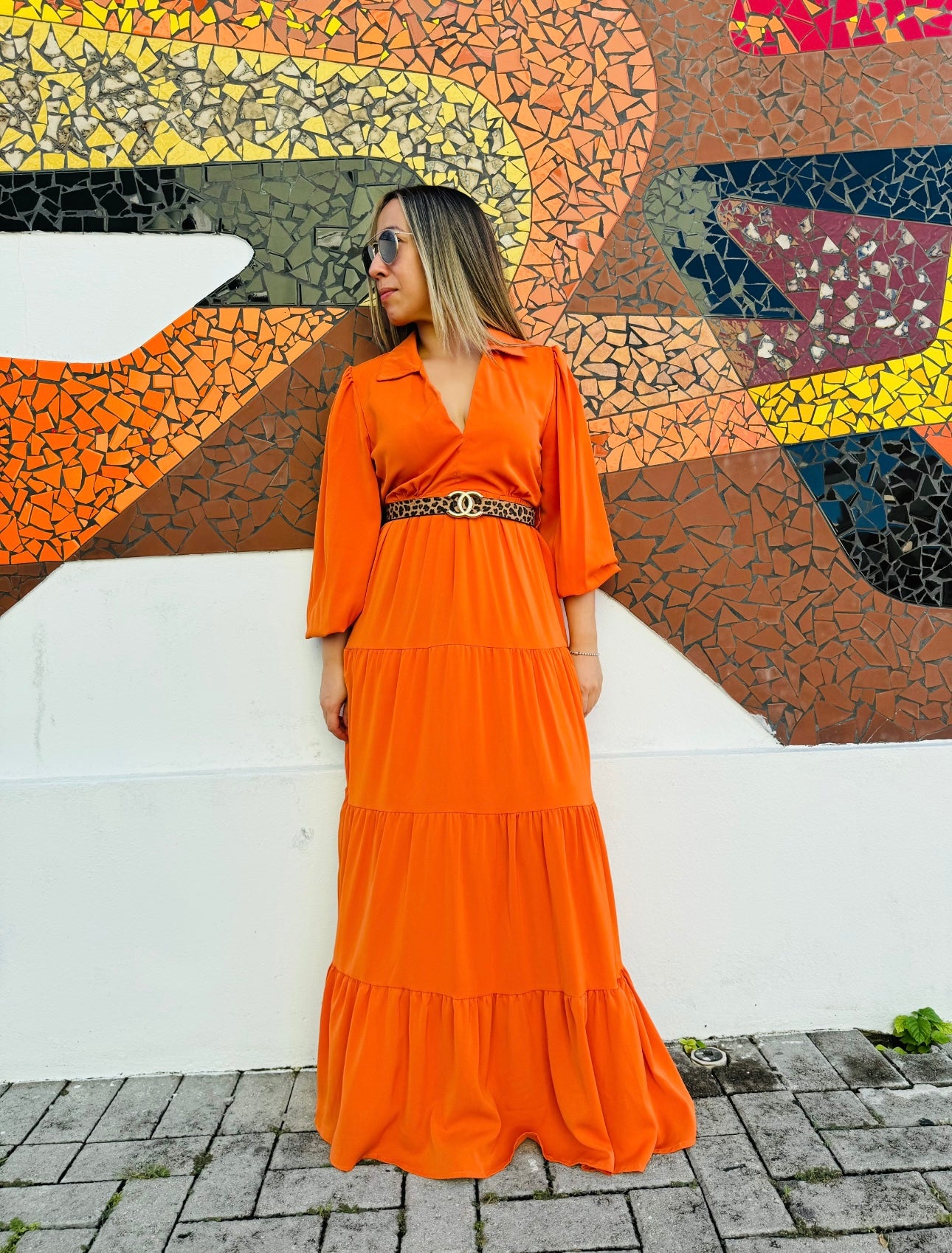 Maxi Dress -Orange